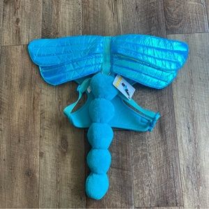 Kids Iridescent Dragonfly Costume - Sleeveless Tunic With Wings & Headband (Halloween Dress-Up) - View #10